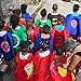 SPESS Superhero Capes and Masks 4 Pack Cartoon Satin Capes Set for Kids