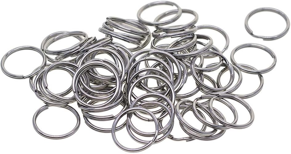 1000 Anneaux Fendus Inox 0,6 X 4 Mm – Petits Anneaux De Saut Pour Bijoux, Bricolage