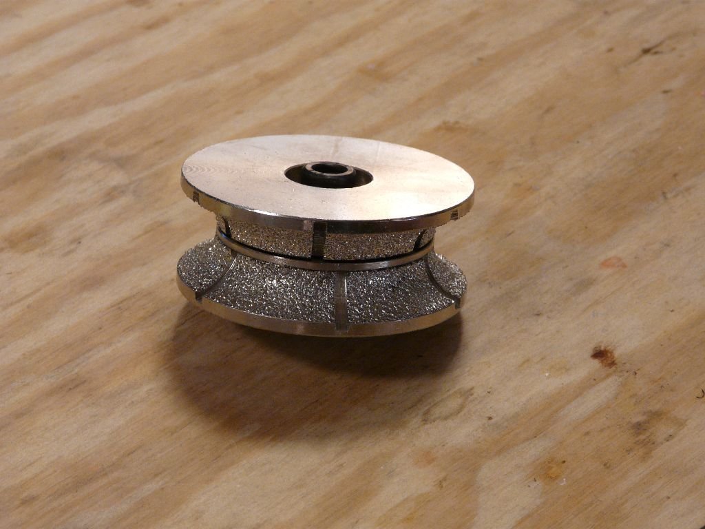 V20 3 4 Full Bullnose 20mm Diamond Profiler Router Bits For