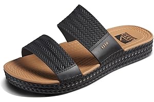 REEF Water Vista Slide Women's Platform Slide, Water Friendly, Arch Support