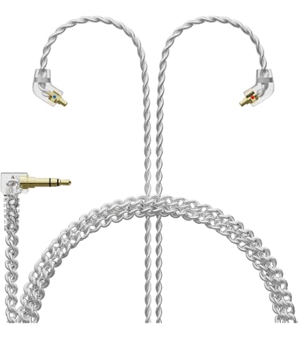 Amazon.com: FSIjiangyi 6N Single Crystal Silver IPX IEM Cable for