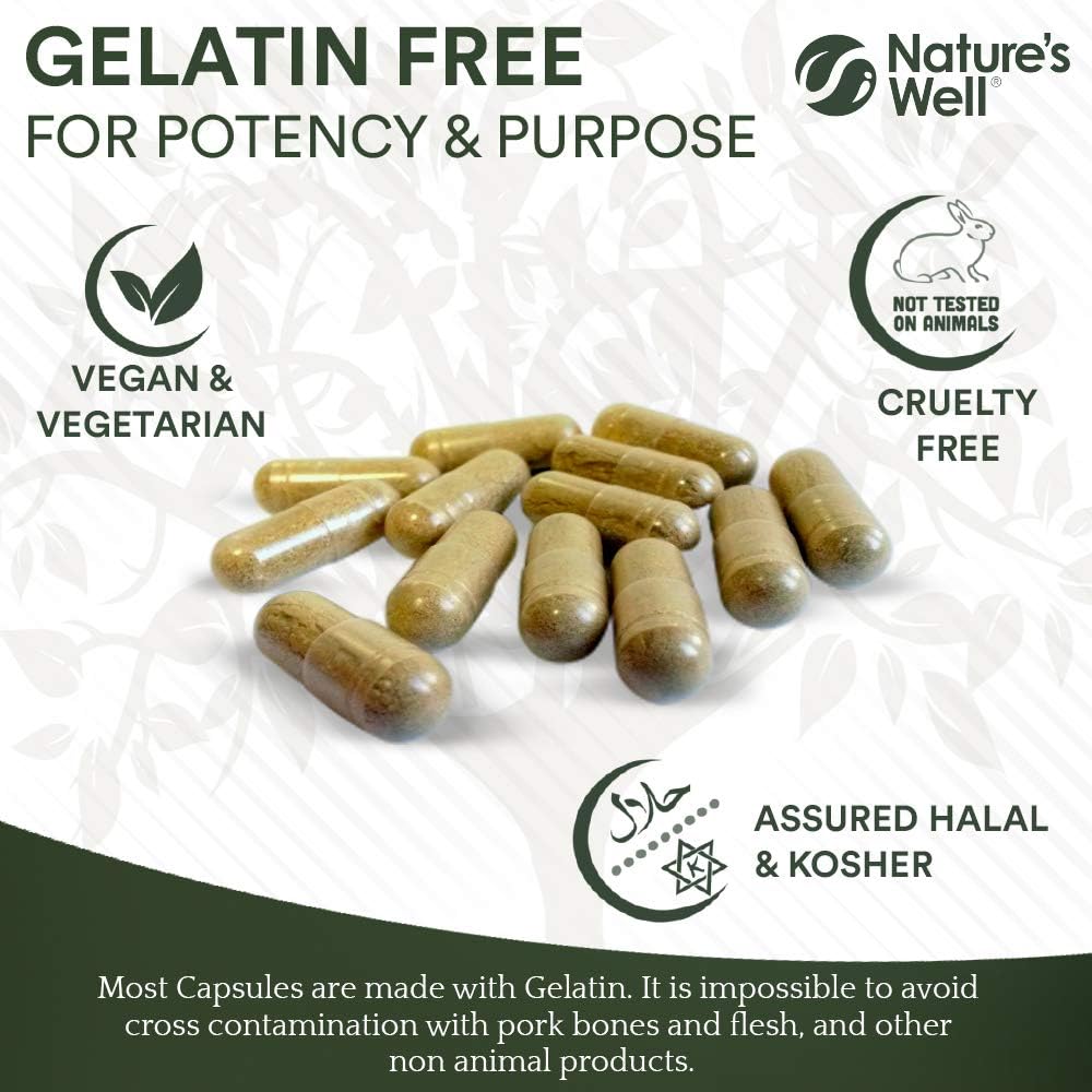 Vegan Multivitamins & Minerals with High Strength B12, D3 & K2, 90 Capsules, Halal & Kosher, Made in UK by Nature’s Well - Image 5