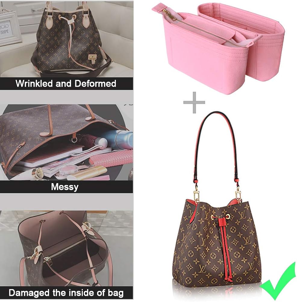 luggage bags travel accessories yoillione felt purse organizer insert tote insert bag organizer for neonoe uni tankers dk