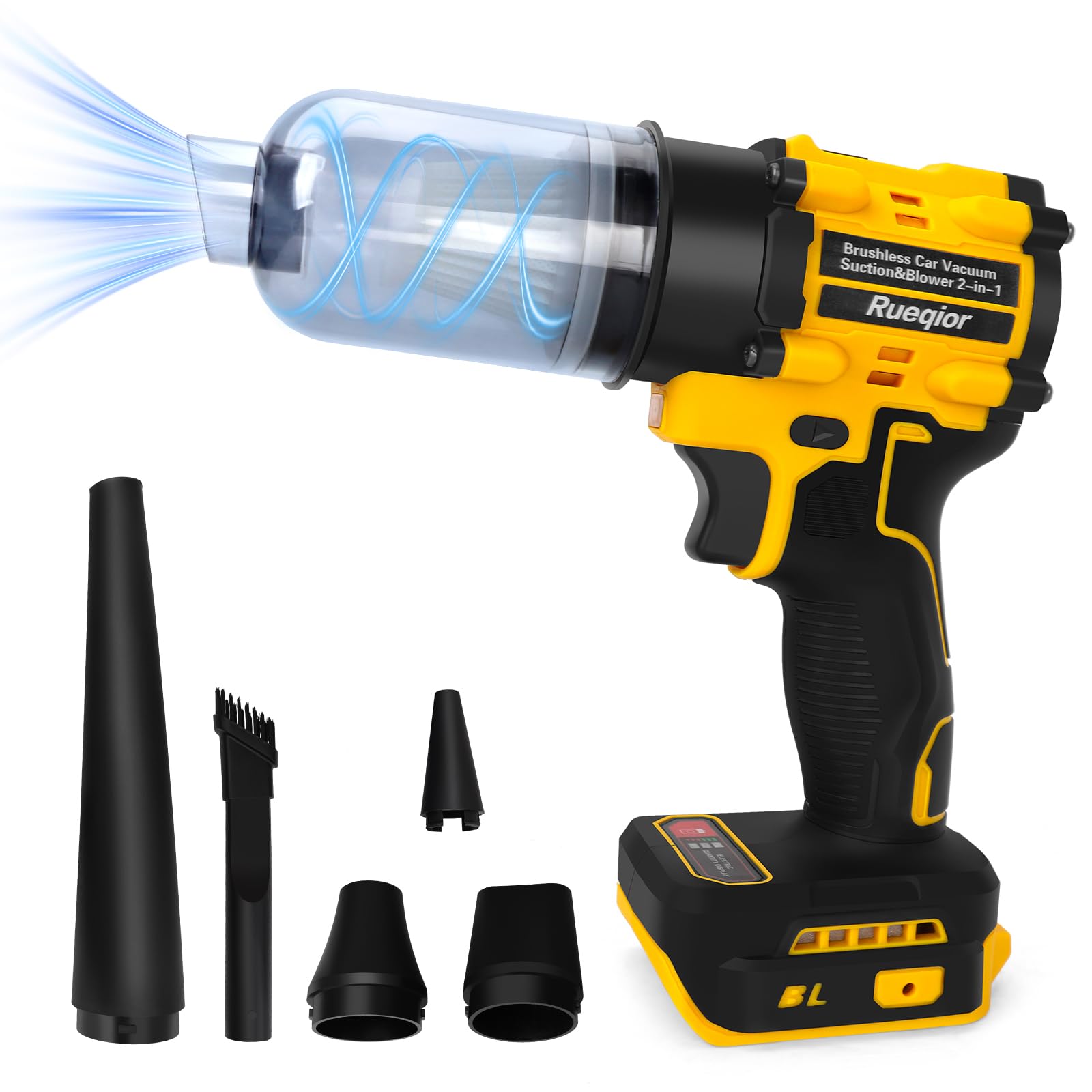Photo 1 of Handheld Car Vacuum Compatible with Dewalt 20V Battery with 21000pa Strong Suction, 3 in 1 Handheld Vacuum Cordless & Blower Brushless Motor, Mini Vacuum Cleaner for Car,Home (No Battery)