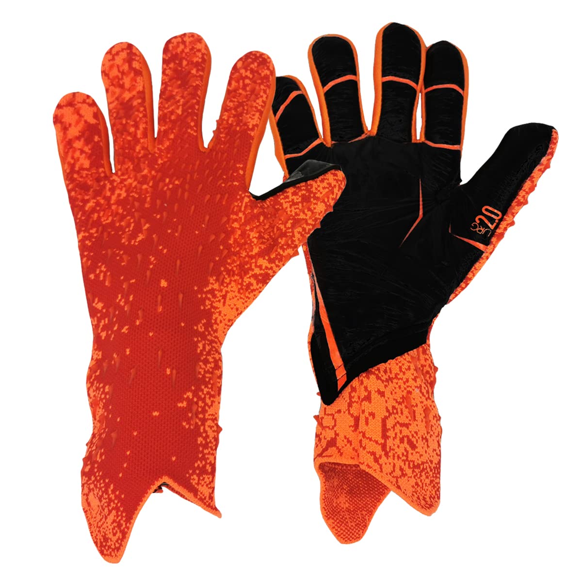 PolyMath Football Goalkeeper Gloves for Kids Adults Soccer Goalie Gloves, Premium Goalkeepers' Glove with Strong Grip & Finger Protection 6/7/8/9/10