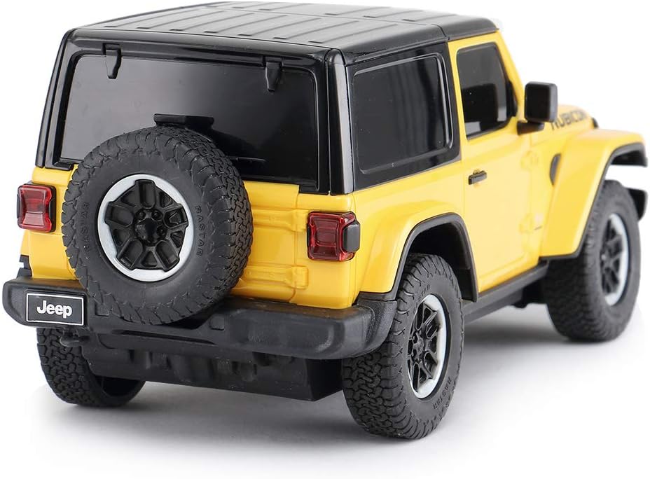 RASTAR Jeep Wrangler JL 1:24 RC Toy Car, Remote Control Car, yellow, for Kids Girls Toddlers - Image 4
