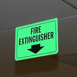 SmartSign "Fire Extinguisher" Two-Sided Drop