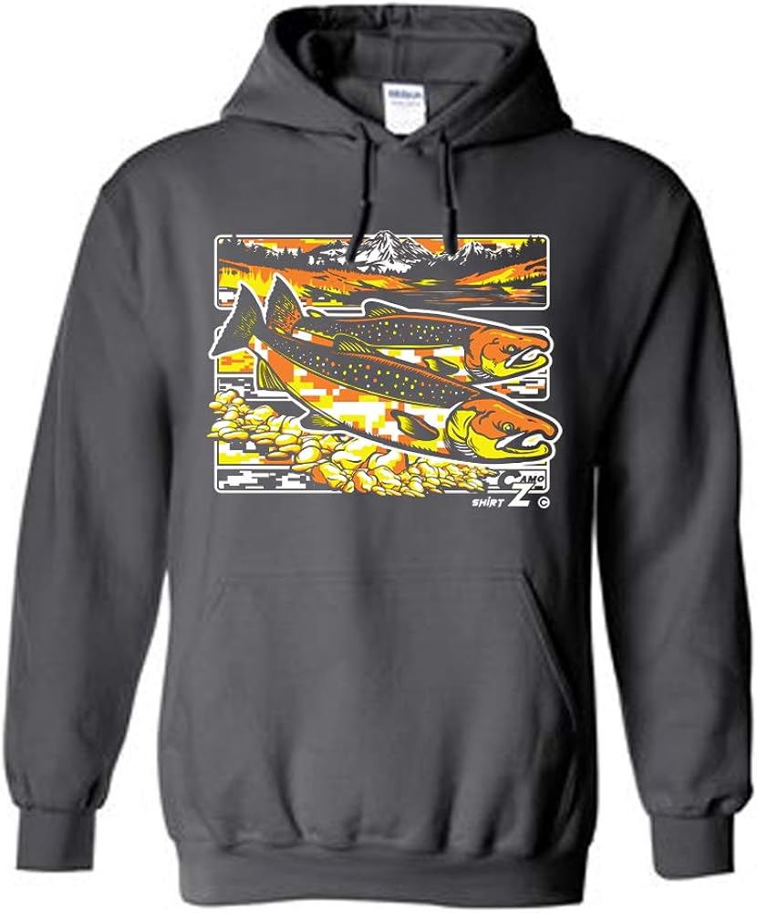 salmon hoodie
