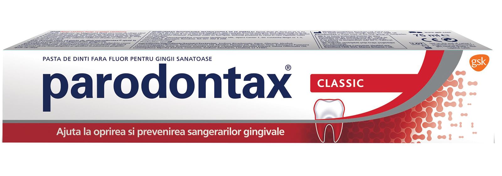 Parodontax Classic 75 ml Toothpaste With Fluoride