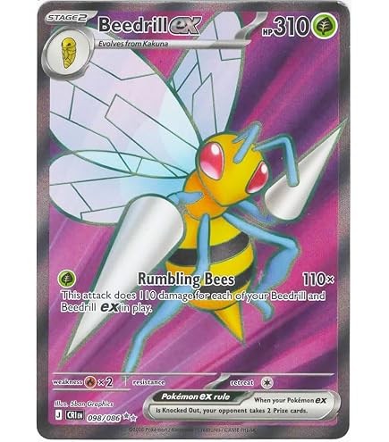 beedrill v pokemon card value | Astral Radiance Grass Grass Twineedle (40) Flip 2 coins Beedrill V 150/203 HP695 -