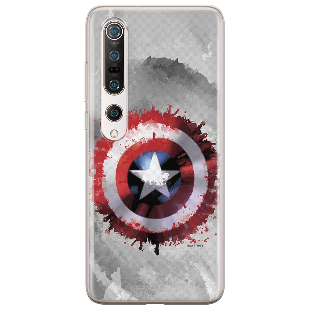 ERT GROUP mobile phone case for Xiaomi MI 10 / MI 10 PRO original and officially Licensed Marvel pattern Captain America 019 optimally adapted to the shape of the mobile phone, case made of TPU