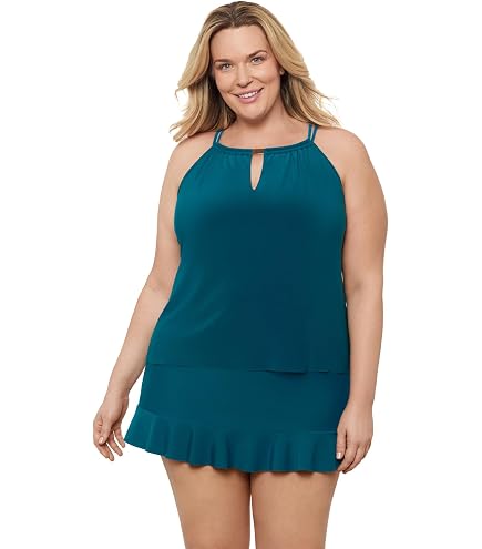 aqua green swim dress Women's Keyhole Neckline Adjustable Coverage Slimming Swimdress, Black, Small at Amazon Women's Clothing store Shoe Size:14.5 Little black dress - mesh encircled shelf bra AEO: Live