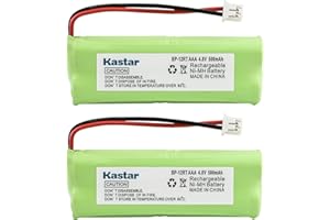 Kastar 2-Pack Battery Replacement for Dogtra BP-12RT, 1700NCP Receiver, 1800NC Receiver, 1802NC Receiver, 1803NC Receiver, 1804NC Receiver, 1900NCP Receiver, 1902NCP Receiver, 2000 Beeper Receiver