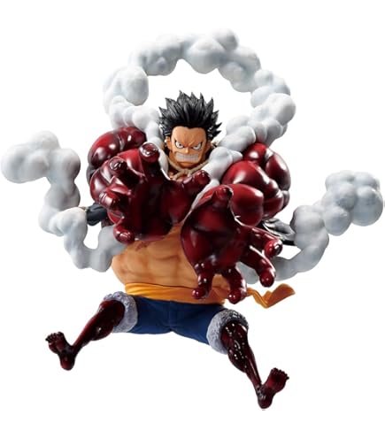 Amazon.com: Banpresto One Piece 6.3-Inch Gear Fourth Luffy