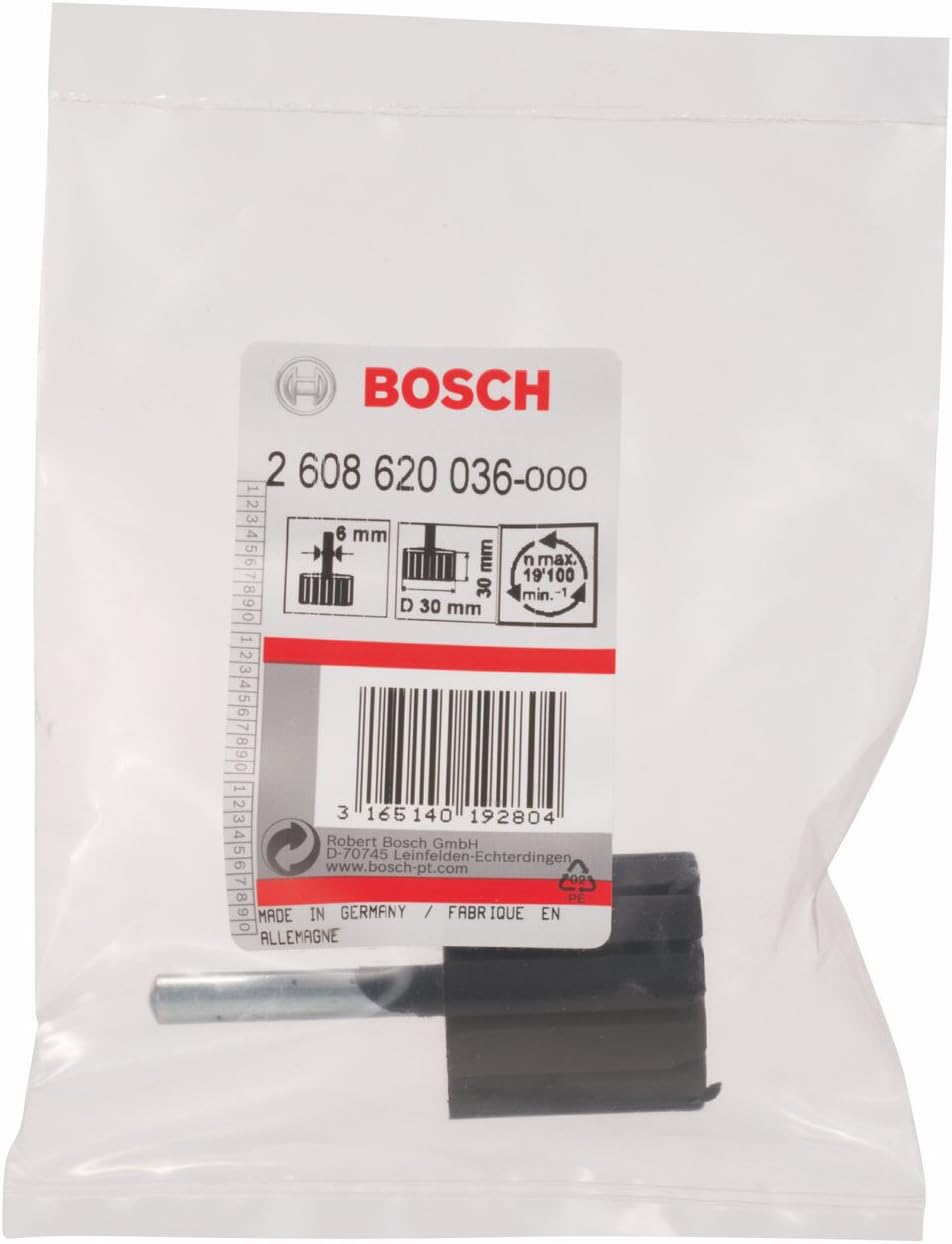 Bosch 2608620036 Mounting Shank for Sanding Belts 19,100 max/min, 6 mm, 30 mm, Schwarz - Image 3