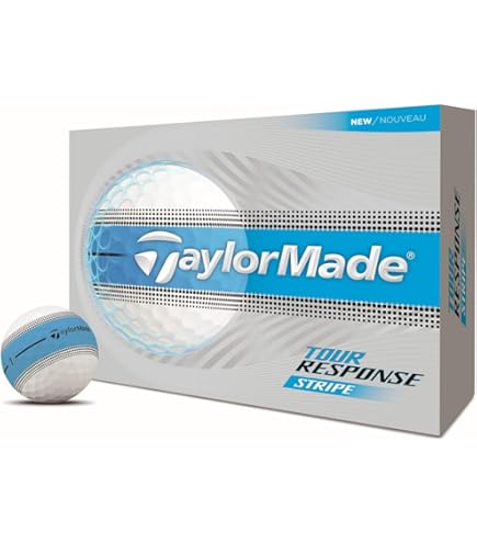 Amazon.com : TaylorMade Tour Response Stripe Golf Balls (Multi