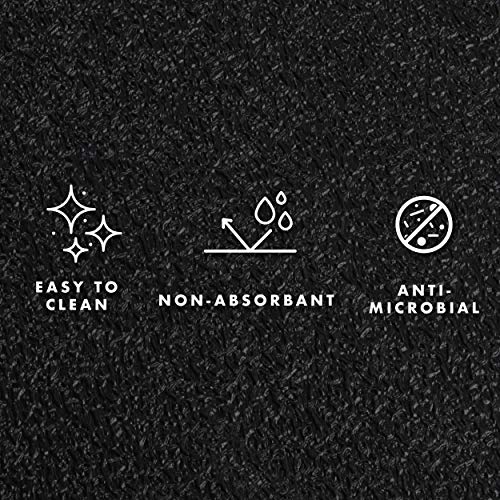 MotionTex 8M-110-36C-7 Fitness Equipment Mat, 36" x 84", Black (Renewed)