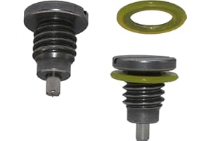 2 Pcs Magnetic Drain Plug for Mercruiser Alpha Gen 1 Gen 2 | 22-8M0058389 | Gear Case Oil Plug for R MR TR TRS