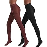 No nonsense Women's Super Opaque Control Top Tights 90 Denier Soft High Waist Pantyhose