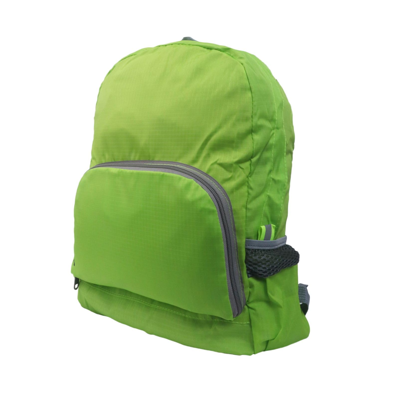 PAXLAMB 25L Backpack Packable Foldable Ultra Lightweight Water Resistant Sturdy Camping Outdoor Mountaineering Riding Travel Daypack (Green)