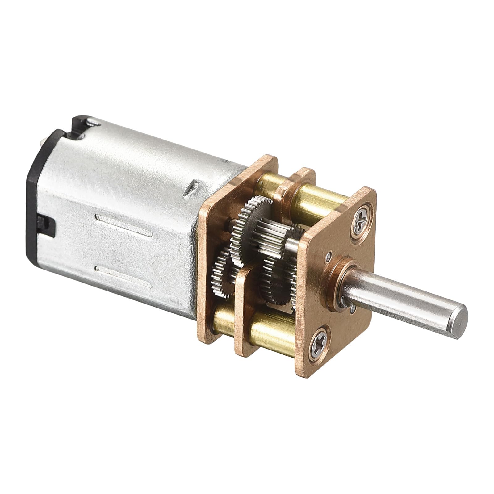 Rebower Micro Speed Reduction Gear Motor with Full Metal Gearbox [ for DIY RC Aircraft, Model Car ] - 400RPM / DC 12V / 1 Pcs