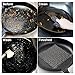 Pictek Cast Iron Cleaner, XL 8x8 Chainmail Scrubber [FDA Approved] Scratch Proof Close-knit Small Rings Stainless Steel Scrubber, Heavy Duty & Durable