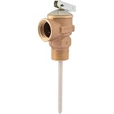 Cash Acme NCLX-5 3/4" Temperature &amp; Pressure Relief Valve, 150 PSI