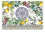 Michel Design Works Turkish Cotton Placemats, Set of 4, Tuscan Grove