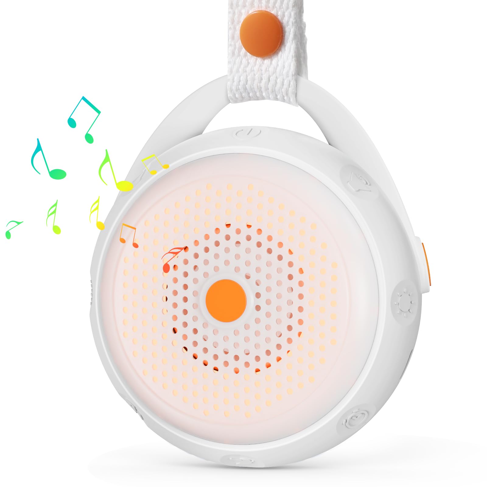 ORIA Sound Machine White Noise Machine, Portable White Noise Machine Baby, Night Light, 3 Timers Set, 12 Soothing Sounds, Sleep Therapy for Adults, Kids & Baby, Sleep Aid Sound Machine for Home