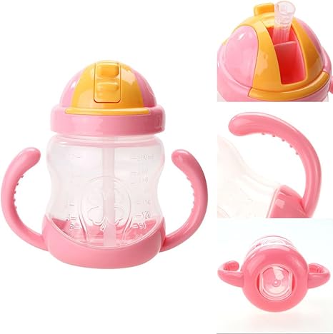 baby drinking water bottle