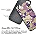 iPhone 7 Leather Case, Xoomz Genuine Leather Camouflage Series Back Cover with TPU Frames in Ultra Slim Design Camo Cases with Metal Plate for Apple iPhone 7 (Marsh Camo)