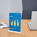 ROSSHINE A5 Menu Holders 3 Pack Double Sided Acrylic Sign Holder view 8