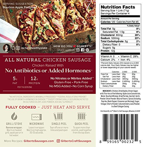 Gilbert's Bourbon Apple Chicken Sausage - Image 2