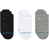 Stance Icon Low Tab Casual Socks 3-Pack | Protect Your Feet From Friction Blisters, All-Day Comfort, Med Cushioning, Arch Support, Seamless Toe Closure