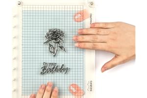 BIRABIRA Easy Stamp Platform Tool for Accurate Craft Stamping (Stamp Platform)