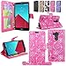 LG G Stylo Case - Cellularvilla Diamond Glitter Pu Leather Wallet Flip Open Pocket ID Card Holder Slots Case Pouch Cover with Wrist Strap for LG LS770 / LG G Stylo / LG G Stylus (Pink_glitter)
