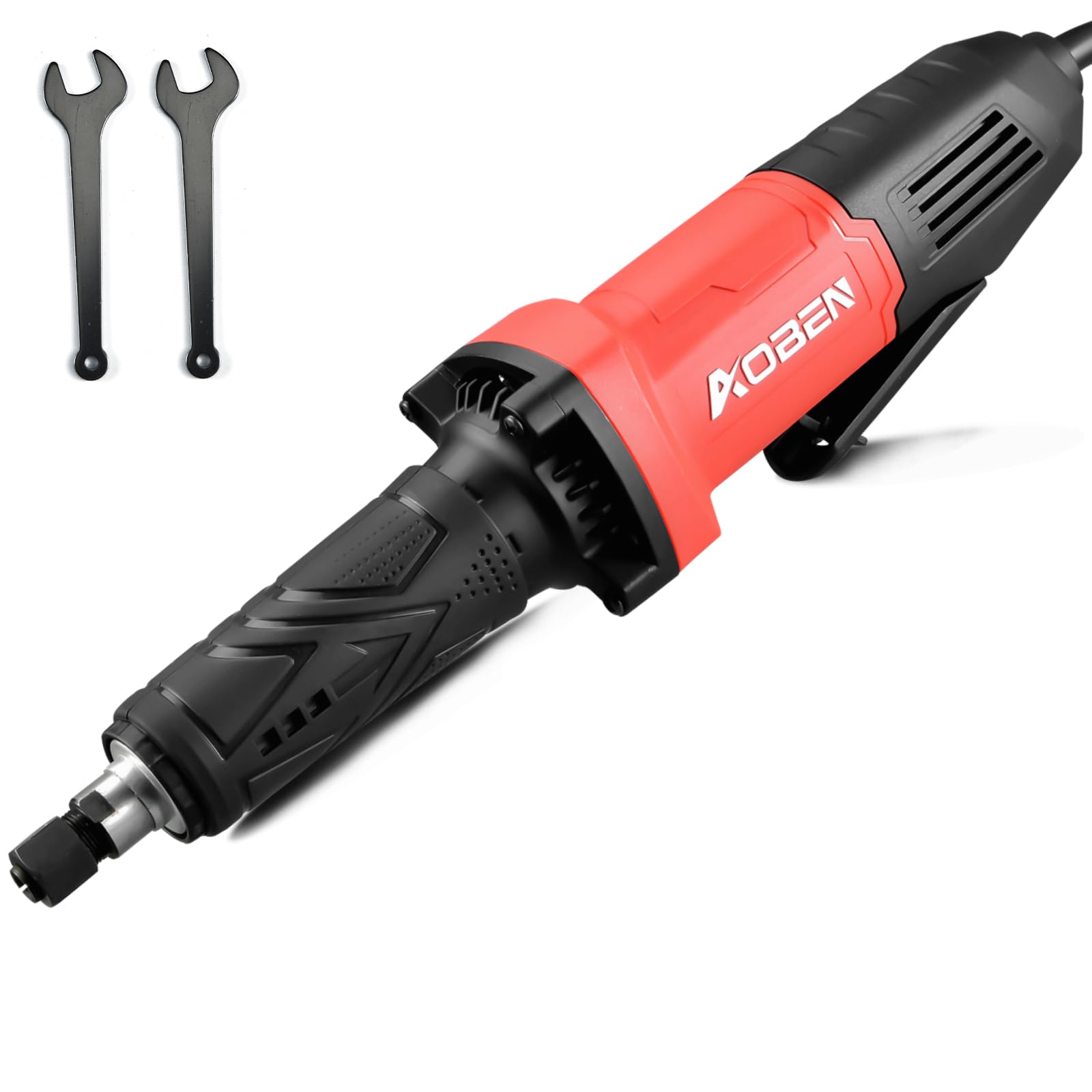 Photo 1 of AOBEN Electric Die Grinder 1/4" Collet, 28000 RPM Power Straight Grinder Tool, Heavy Duty Metal Grinding, Polishing, Deburring & Welding Repair, Ergonomic Grip