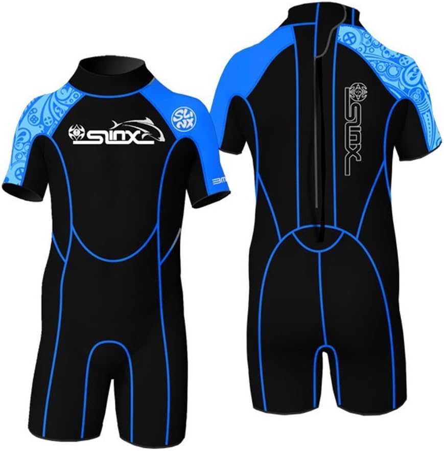 Lucky1992 Toddler Children Youth Full Kid's Wetsuit Premium Neoprene 2/3mm Warmer Swim Suit Shorty