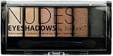 Technic Nudes Eyeshadow Palette - 6 Pigmented Natural Shimmer Shades 7.2g