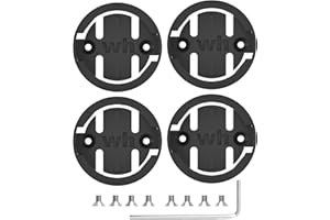 YADERJOVE Computer Bike Mount For Wahoo, 4 Pack Wahoo Mount Insert Compatible with Out Front Wahoo Cycling Computer Mounts, Wahoo Bike Computer Mounts Replacement Base, Cycling Combo Mount Road MTB Accessories