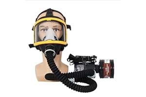 Electric Constant Flow Supplied Air Fed System Chemical Mask Gas Mask Dustproof Respirator Paint Pesticide Spray Silicone Ful
