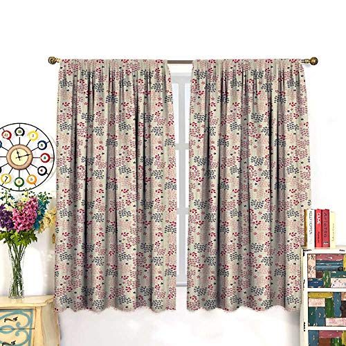 Despkon Vintage Kitchen Curtains Abstract Lined Background With