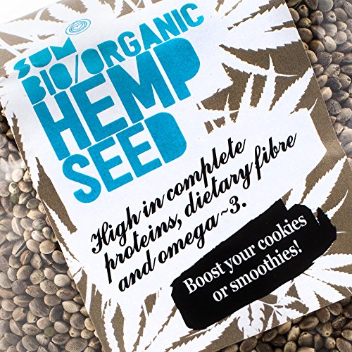 Hemp Seeds - Raw, Organic, Whole, in Eco Biodegradable Packaging - 1kg - Image 3