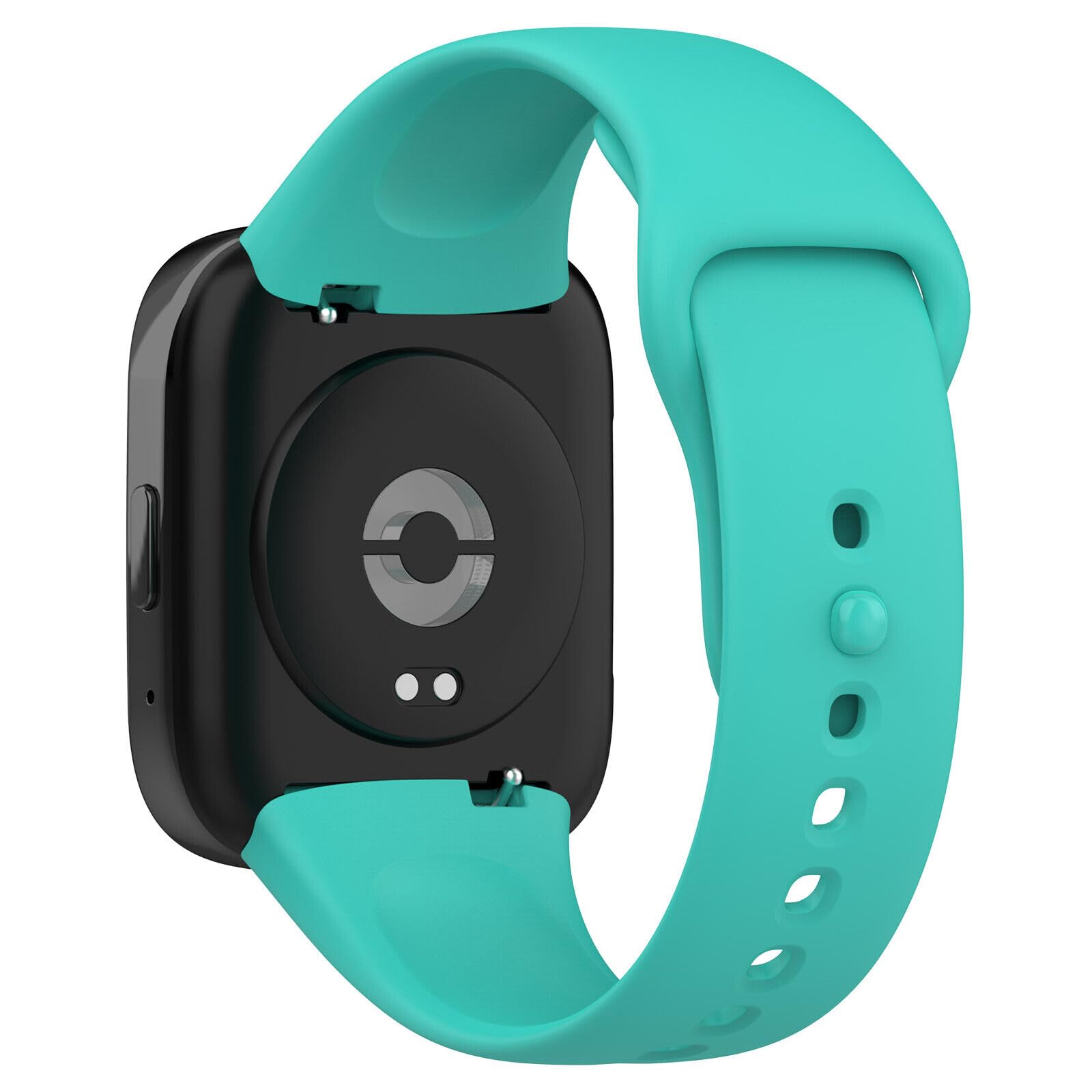 Panda Bobo for Xiaomi Redmi Watch 3 Active /3 Lite Watch Silicone Replacement Sport Bracelet Strap Wristband (Teal)