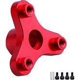 RC Gearbox Slipper Clutch Eliminator for 1/10 Traxxas Rustler VXL Slash Stampede VXL XL5 2WD Upgrades Replacement (Red)