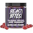 BEAST BITES - Sleep Gummies - Valerian Infused - Natural Nighttime Gummies - No Sugar, Artificial Colors or Flavors - Gluten-