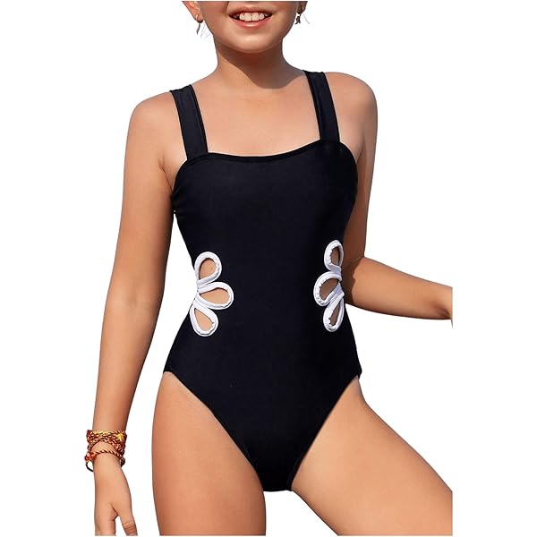 ★VINAJ★ Line Diamond Monokini Black P0000FBS JOFOW Women's Swimsuits High Waisted Monokinis Spaghetti