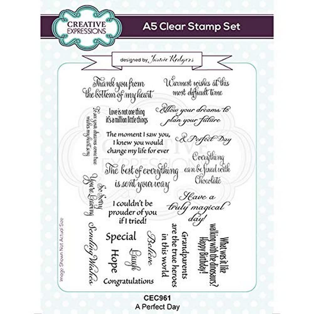 Jamie Rodgers - A Perfect Day - Clear Stamp Set
