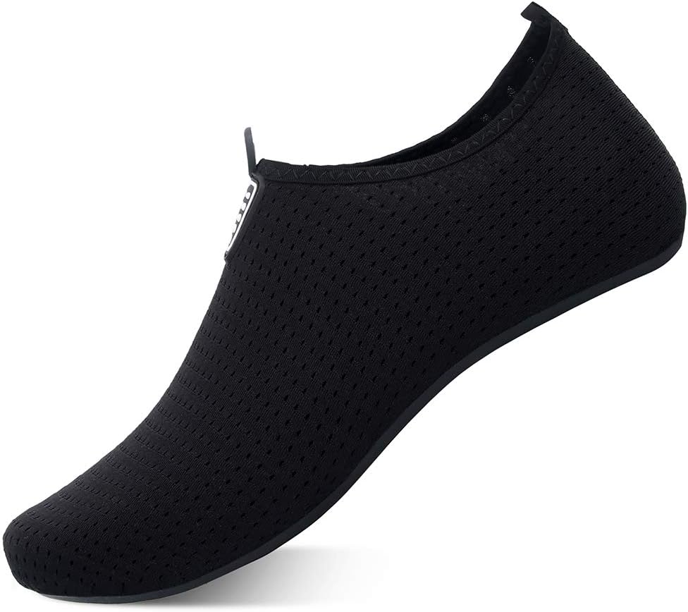 QACOHUWomens Mens Water Shoes Barefoot Skin Shoes Quick-Dry Water Shoe for Dive Surf Swim Beach Yoga