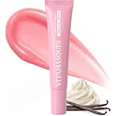 Vitamasques Lip Butter Balm - Vanilla Creme, Korean Lip Balm - 0.33 fl.oz | Peptide Lip Treatment - Lips Balm Hydrating - Light Tinted Lips balm - Made in Korea